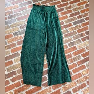 Emerald Velvet Pants